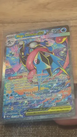 Pokemon Chaos Rising Mega Greninja EX 116/086 Special Illustration Rare SIR - Image 2