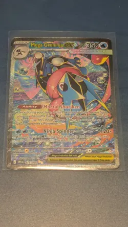 Pokemon Chaos Rising Mega Greninja EX 116/086 Special Illustration Rare SIR - Image 4