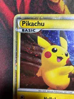 SWIRL 2010 *ENGLISH BACK* Pikachu PW1 World Collection American USA America - Image 2