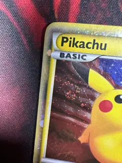 SWIRL 2010 *ENGLISH BACK* Pikachu PW1 World Collection American USA America - Image 3