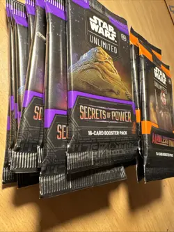 Star Wars Unlimited Tcg Packs Sealed (secrets Of Power & A Lawless Time) x18 - Image 2