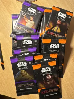 Star Wars Unlimited Tcg Packs Sealed (secrets Of Power & A Lawless Time) x18 - Image 3
