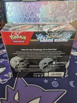 Pokemon TCG Chaos Rising Booster Box Sealed with Acrylic Display Case - Image 4