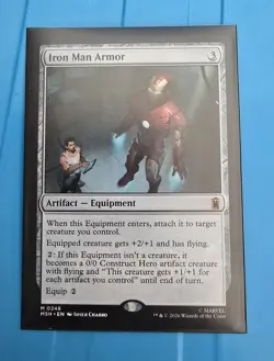 Iron Man Armor - Mythic - MTG Marvel Super Heroes - 0248 NM - Image 1