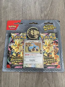 Pokemon TCG - Ascended Heroes 2 Pack Collection Blister - Larry's Komala- SEALED - Image 1