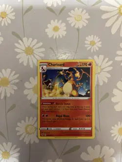 Pokemon Card Charizard 025/185 Vivid Voltage Non Holo Rare NM - Image 1