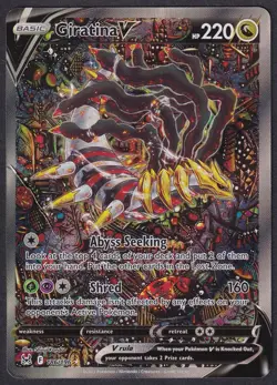Pokemon Giratina V 186/196 Alt Art Lost Origin - Image 1