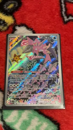 Pokemon TCG Veluza Illustration Rare Card 192/182 Paradox Rift NM/M - Image 1