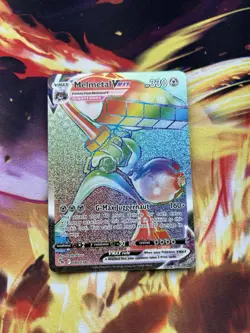 Melmetal VMAX 080/078 Rainbow Hyper Rare Pokemon Go TCG Card Near Mint Condition - Image 1
