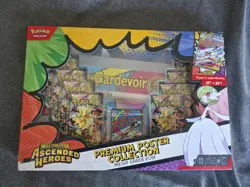 Pokemon Ascended Heroes Premium Poster Collection Mega Gardevoir New Sealed - Image 1