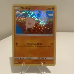 Pokemon TCG Mankey 8/12 McDonald's ProMos Holo English Basic 60 HP - Image 1