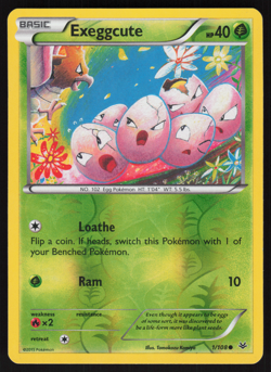 Pokemon TCG - Roaring Skies - Exeggcute 1/108 Reverse Holo - P - Image 1