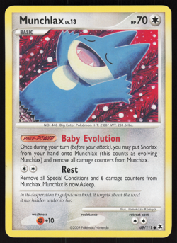 Pokemon TCG - Rising Rivals - Munchlax 69/111 - P - Image 1