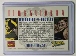 1995 Marvel Comics X-Men TimeGliders Trading Cards Set All 5 of 5 - Image 2