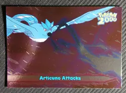 Topps Pokemon The Movie 2000 ARTICUNO ATTACKS SILVER FOIL CARD #38 Blue Logo - Image 1