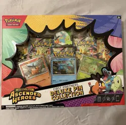 Pokemon TCG Ascended Heroes First Partners Deluxe Pin Box - Image 1