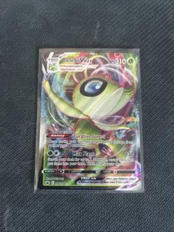 Pokemon TCG Celebi VMAX Chilling Reign Full Art Card 008/198 - Image 1
