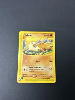 Pokemon TCG Cubone 2002 Expedition Base Set #103/165 Near Mint - Image 1