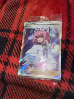 Klara SWSH302 Black Star Promo Full Art Trainer Card SEALED!!! Pokemon - Image 1