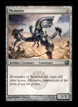 MTG Memnite LP Light Play Scars of Mirrodin [2938] - Image 1