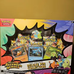 Pokemon TCG: Mega Evolution Ascended Heroes Deluxe Pin Collection Factory Sealed - Image 1