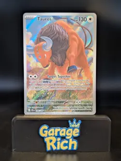 Tauros - 096/086 Illustration Rare ME04: Chaos Rising Pokemon TCG NM+ - Image 1