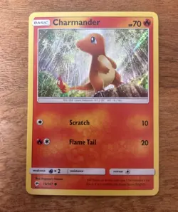 Pokemon Charmander 018/147 Holo Promo Miscellaneous Set 70 HP Card 2017 English - Image 1