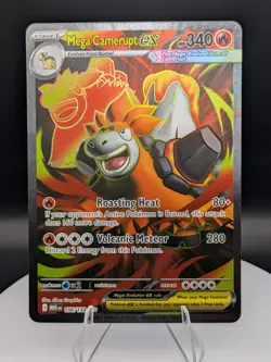 Pokemon TCG: Mega Evolutions (156/132) Mega Camerupt EX Full Art Rare (NM) - Image 1