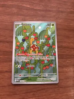Shuckle 136/132 ME01 Mega Evolution Holo Full Art Rare Pokemon TCG Card - Image 1