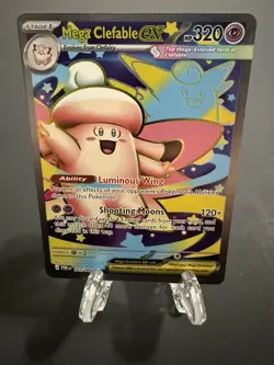 Pokemon Mega Clefable EX Full Art Holo 103/088 NM - Image 1