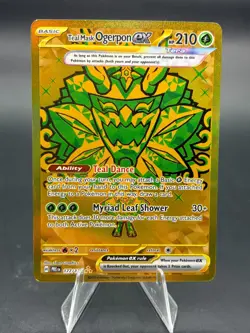 Pokemon TCG Teal Mask Ogerpon EX 177/131 Prismatic Evolutions - Image 1