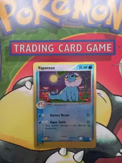 Vaporeon 25/100 Reverse Holo Rare EX Sandstorm Pokemon Card - Image 1