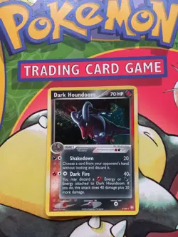 Dark Houndoom 5/109 Holo Rare EX Team Rocket Returns Pokemon Card - Swirl - Image 1