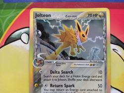Jolteon 7/113 Holo Rare EX Delta Species Pokemon Card - Image 3