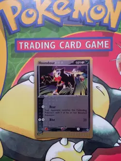 Houndour 59/97 Reverse Holo EX Dragon Pokemon Card - Image 1