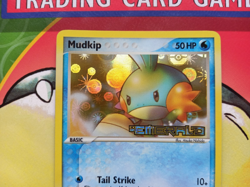 Mudkip 56/106 Stamped Reverse Holo Emerald Pokemon Card - Image 3