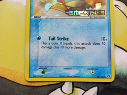 Mudkip 56/106 Stamped Reverse Holo Emerald Pokemon Card - Image 4