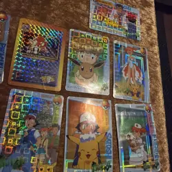 Vintage Japanese Pokemon Prism Holo Card Lot – 18 Cards – Pikachu, - Image 5