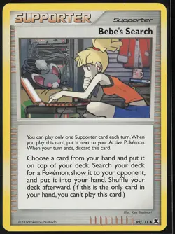 Bebe's Search Uncommon #89/111 Rising Rivals NM Pokemon - Image 1