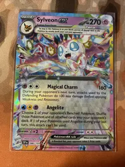 Sylveon ex (Double Rare) 86/191 Pokemon Surging Sparks NM Pack Fresh - Image 1