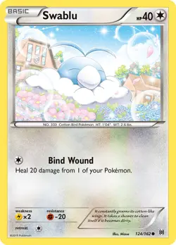 Swablu 124/162 Common | BREAKthrough | Pokemon Card - Image 1