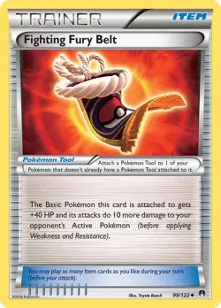 Fighting Fury Belt 99/122 Uncommon | BREAKpoint | Pokemon Card - Image 1