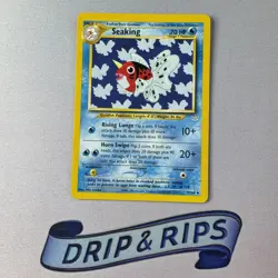 Pokemon - 37/64 - Seaking - Unlimited - Neo Revelation WoTC Near Mint - Image 1