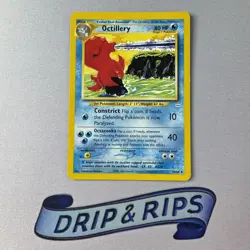 Pokemon - 34/64 - Octillery - Unlimited - Neo Revelation WoTC Near Mint - Image 1
