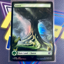 MTG Magic The Gathering: Forest (307) Full Art Foil - Final Fantasy English NM - Image 1