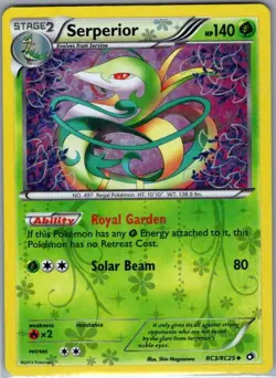 Serperior RC3/RC25 Holo Legendary Treasures: Radiant Collection - Pokemon - NM - Image 1