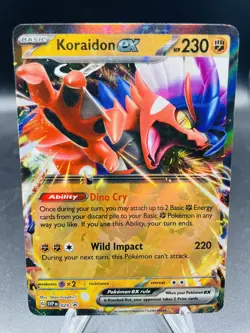 Pokemon Koraidon ex SVP 029 Scarlet & Violet Holo Black Star Promo NM - Image 1