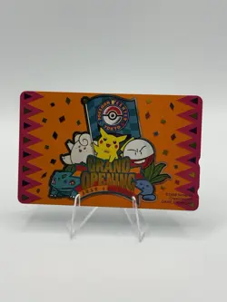 1998 Pokemon Center Tokyo Japan Grand Opening Phone Card Pikachu #2204 MINT - Image 5