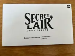 MTG Secret Lair Deceptive Divination SEALED RAINBOW FOIL Magic the Gathering - Image 1