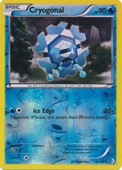 Cryogonal - 46/149 - Rare Reverse Holo - B&W BOUNDARIES CROSSED - Mint/NM!! - Image 1